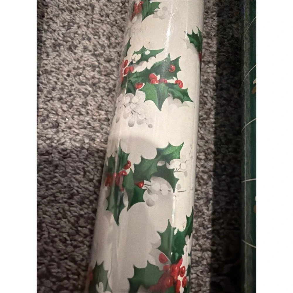 Vtg Christmas Wrapping Paper Rolls Lot 7 New Sealed Cleo, Norcross, Gibson, Hugg